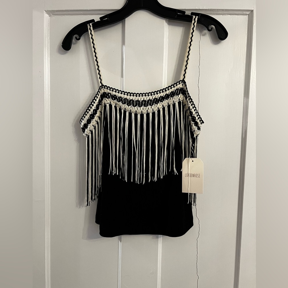 London rose fringe tank